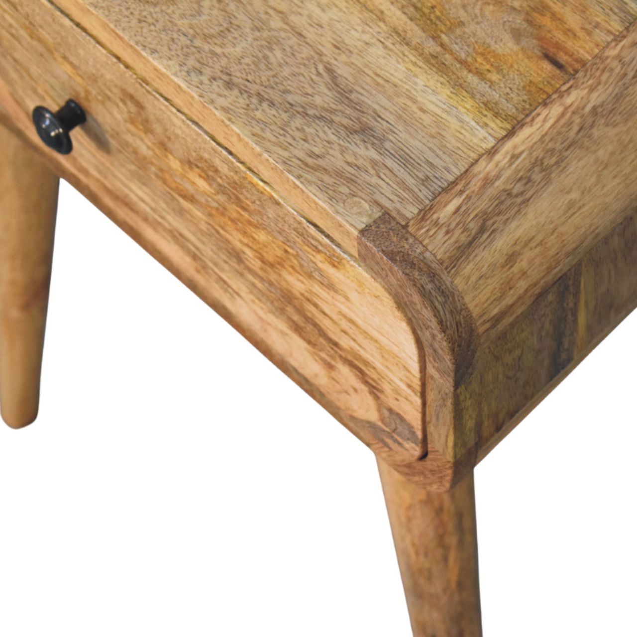 Avora Oak-ish Nightstand with 1 drawer - Image 4
