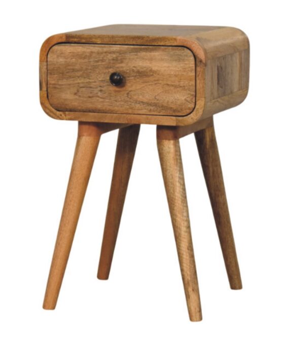 Avora Mini Oak-ish Nightstand with 1 drawer