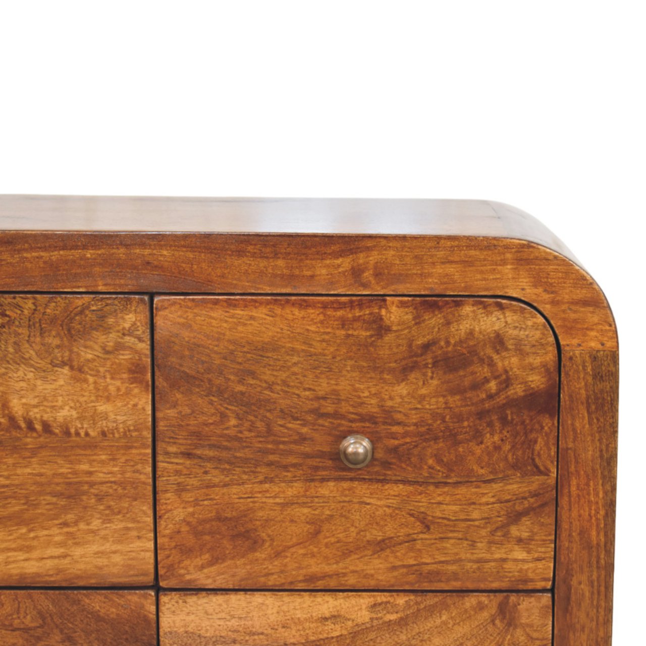 Darcy 3 over 3 Drawer Chest in Chestnut Finish - Image 3