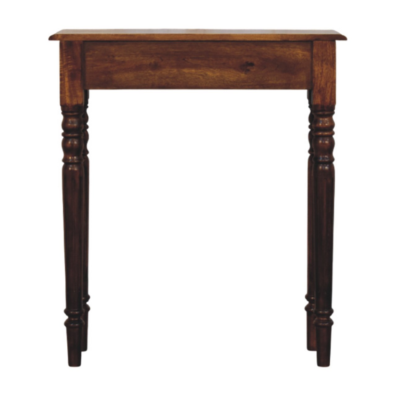 Turned Legs 1 Drawer Chestnut Console - Image 8