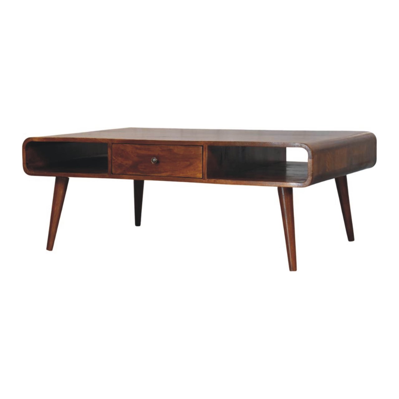 Avora 2 Drawer Chestnut Coffee Table - Image 2