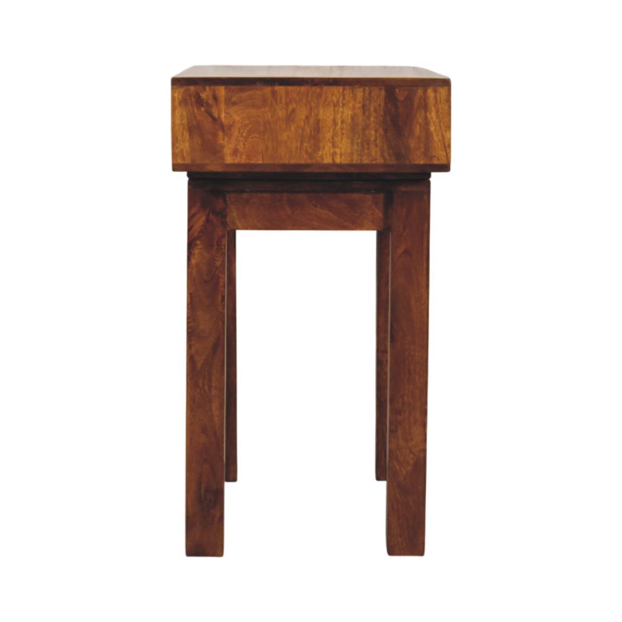 Tula 1 Drawer Chestnut Writing Desk - Image 7