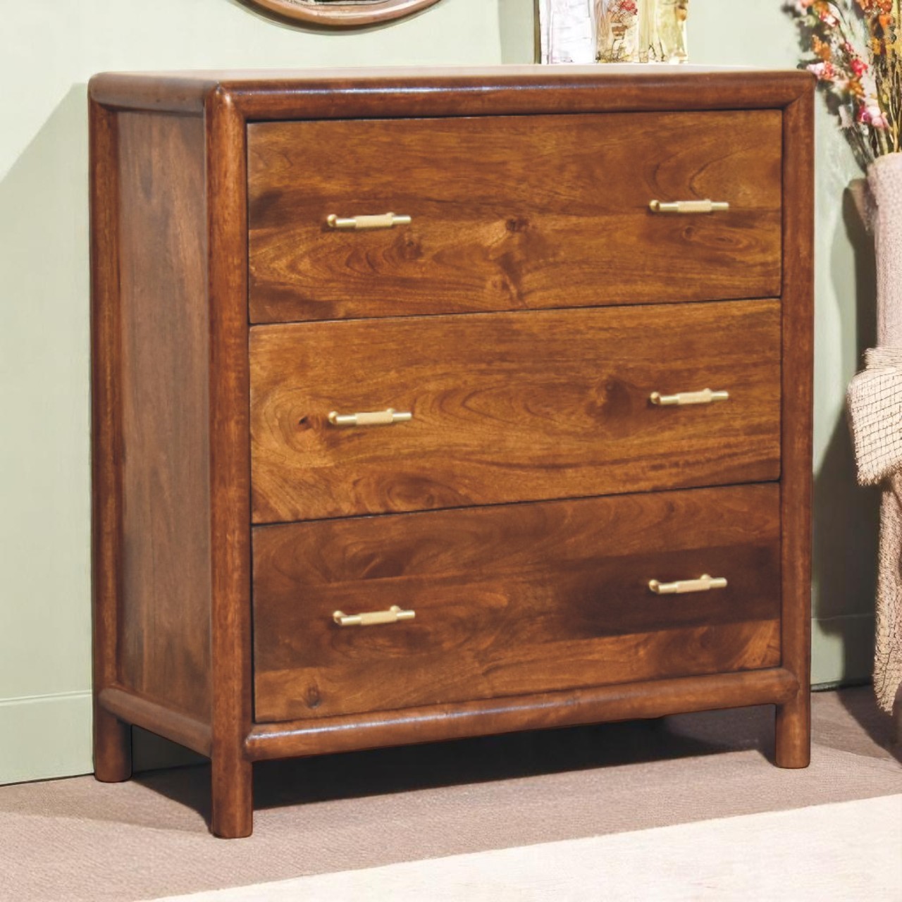 Regency 3-Drawer Chest - Image 8