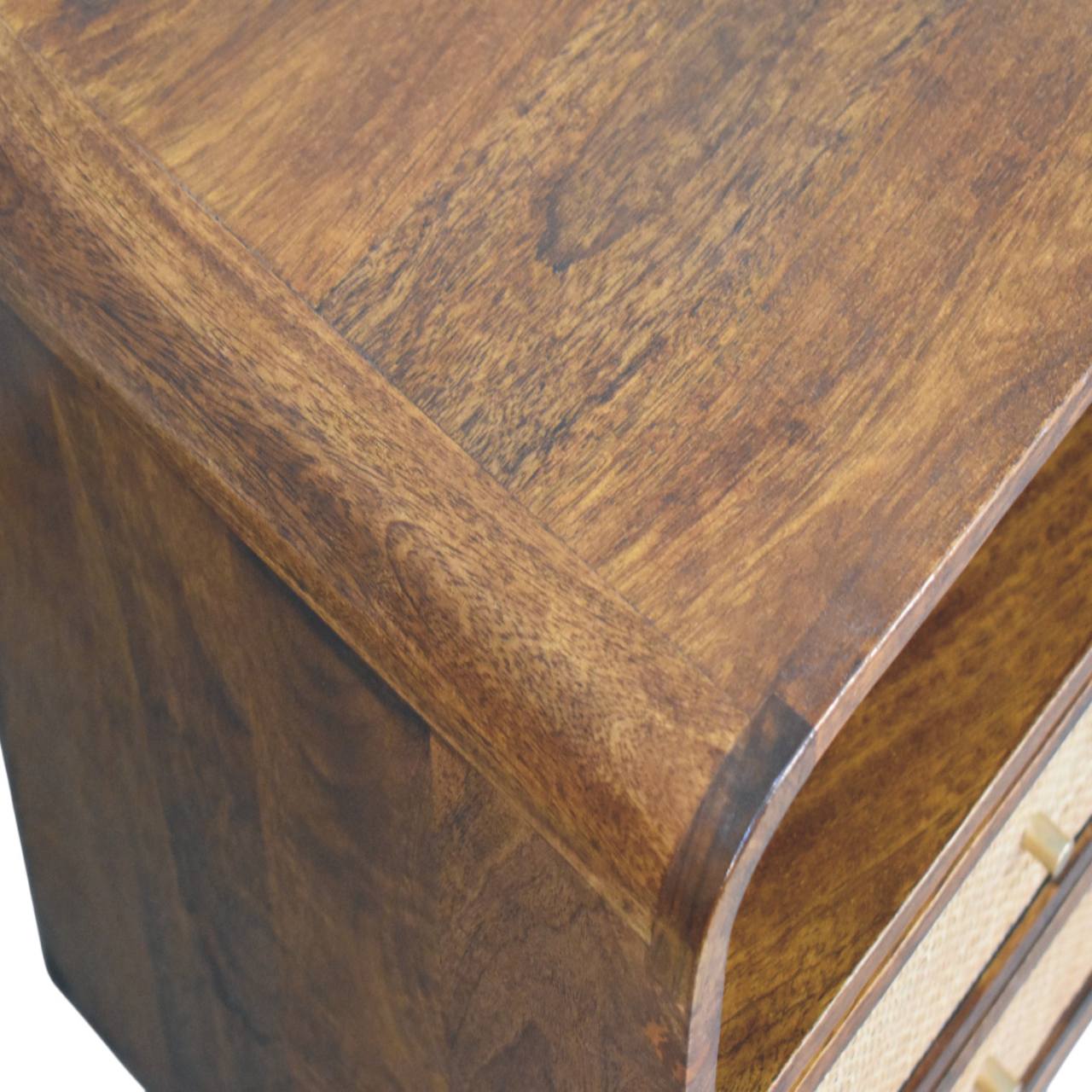 Larissa 2 Drawer Chestnut Nightstand - Image 3