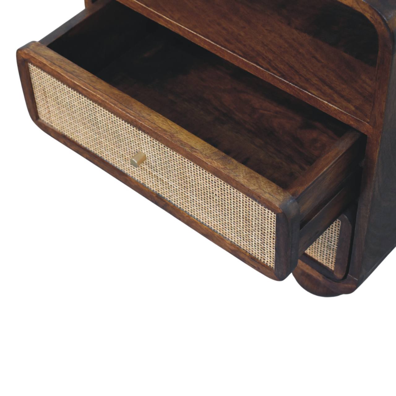 Larissa 2 Drawer Chestnut Nightstand - Image 4