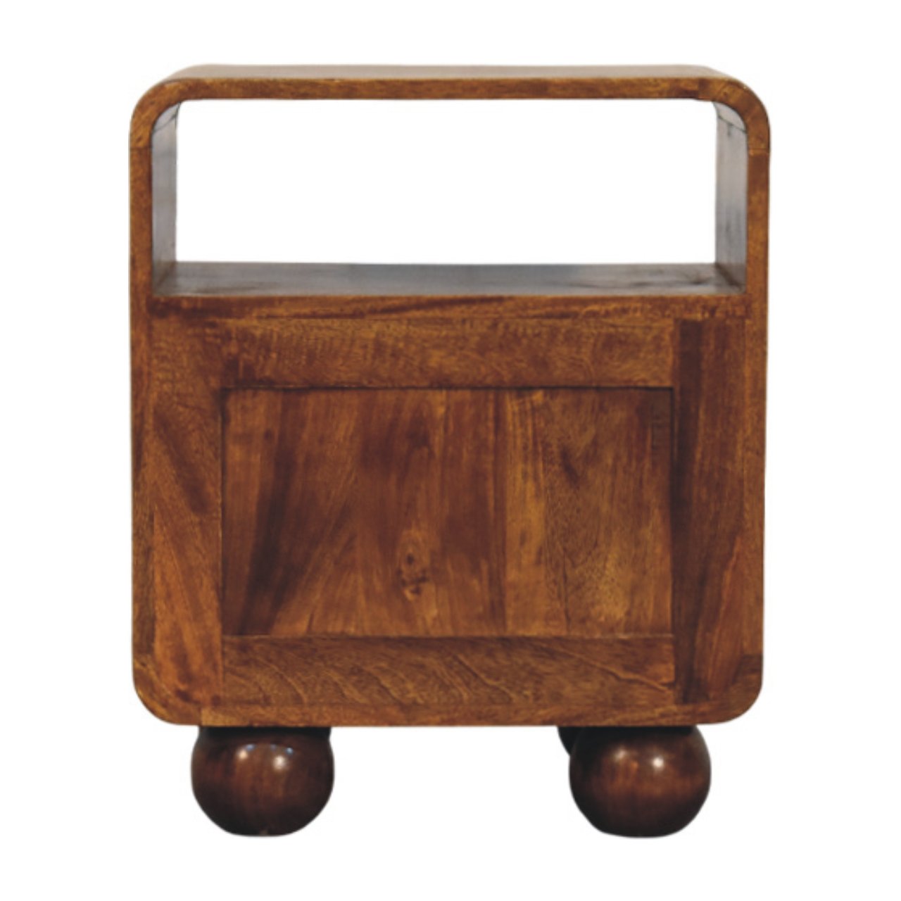 Larissa 2 Drawer Chestnut Nightstand - Image 7