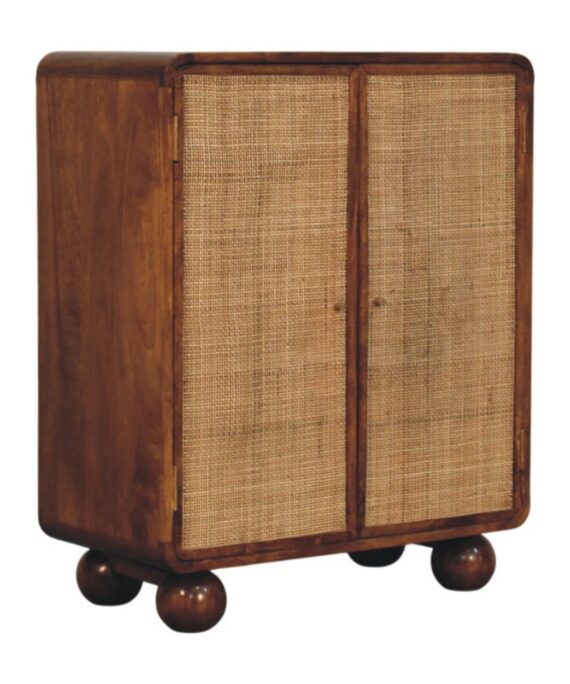 Larissa 2 Door Chestnut Cabinet
