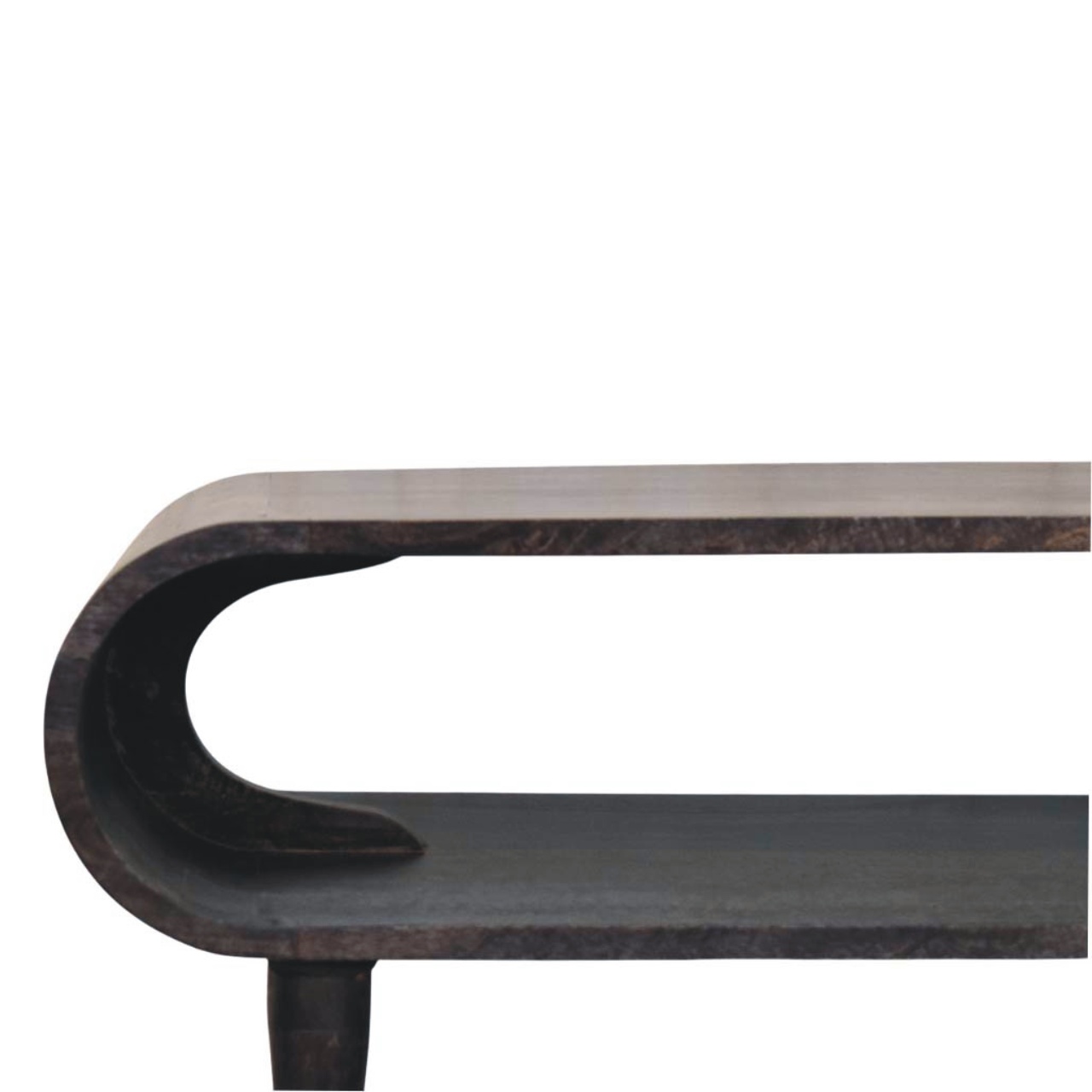 Curved Edge Media with Brass Accents - Image 3