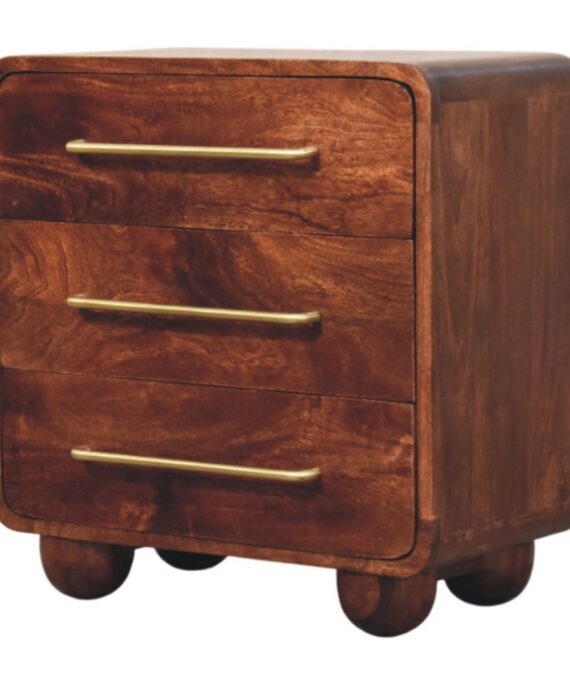 3-Drawer Rounded Chest