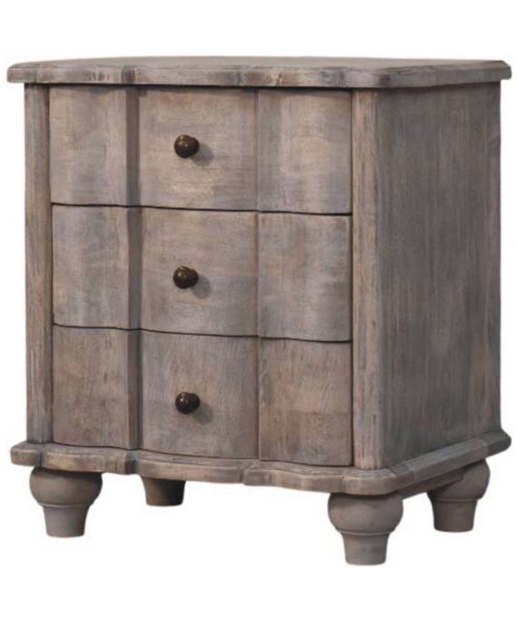 Lume Washed Bedside Table