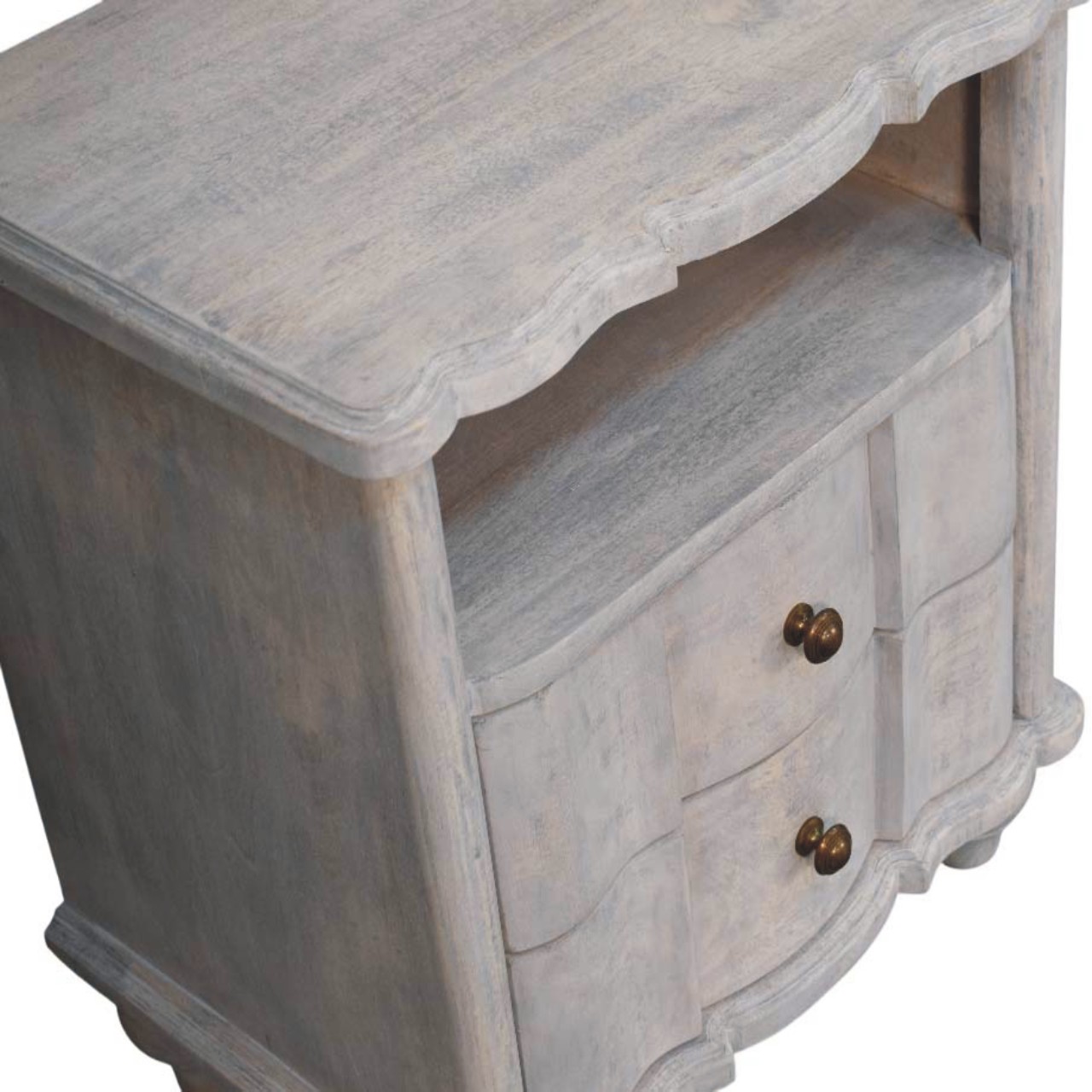 Lume Washed Open-Shelf Bedside - Image 4