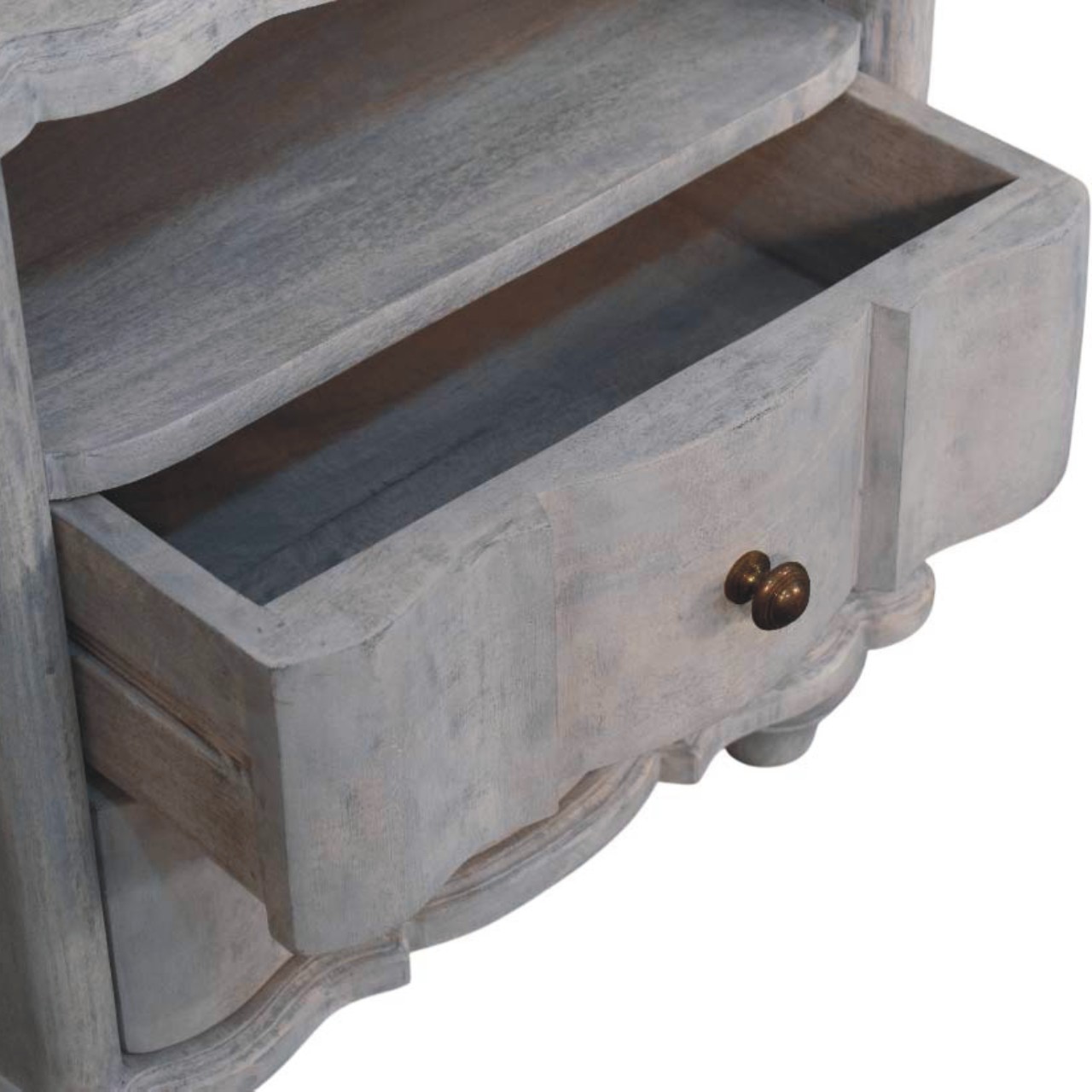 Lume Washed Open-Shelf Bedside - Image 5
