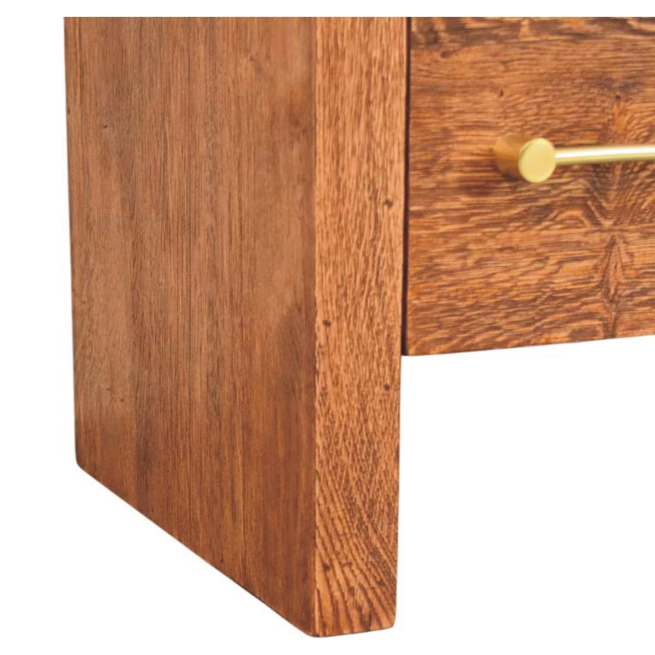 Aurelio Smoked Oak Open Bedside - Image 6