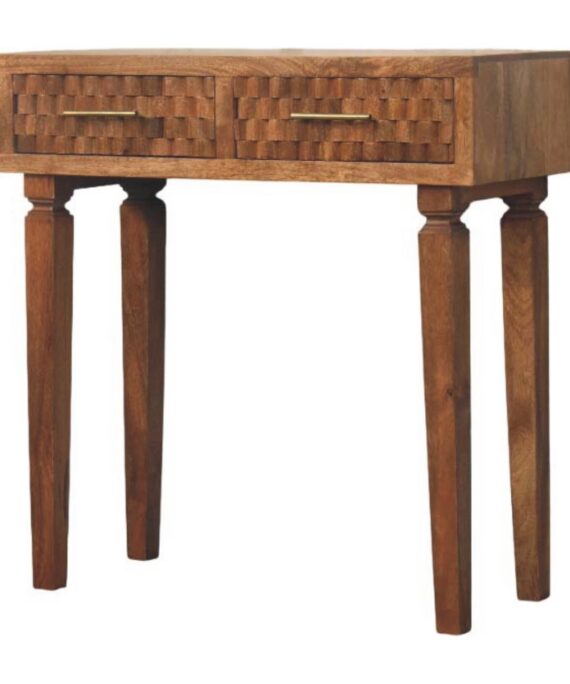 Cadiz Carved Twin-Drawer Console