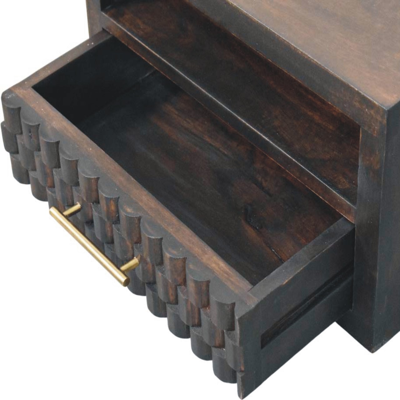Cadiz Carved Open-Slot Bedside - Image 3