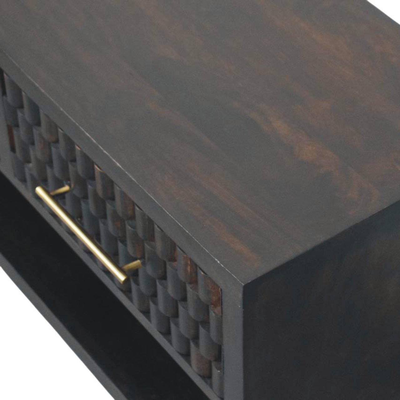 Cadiz Carved Shoe Storage Bench - Image 5