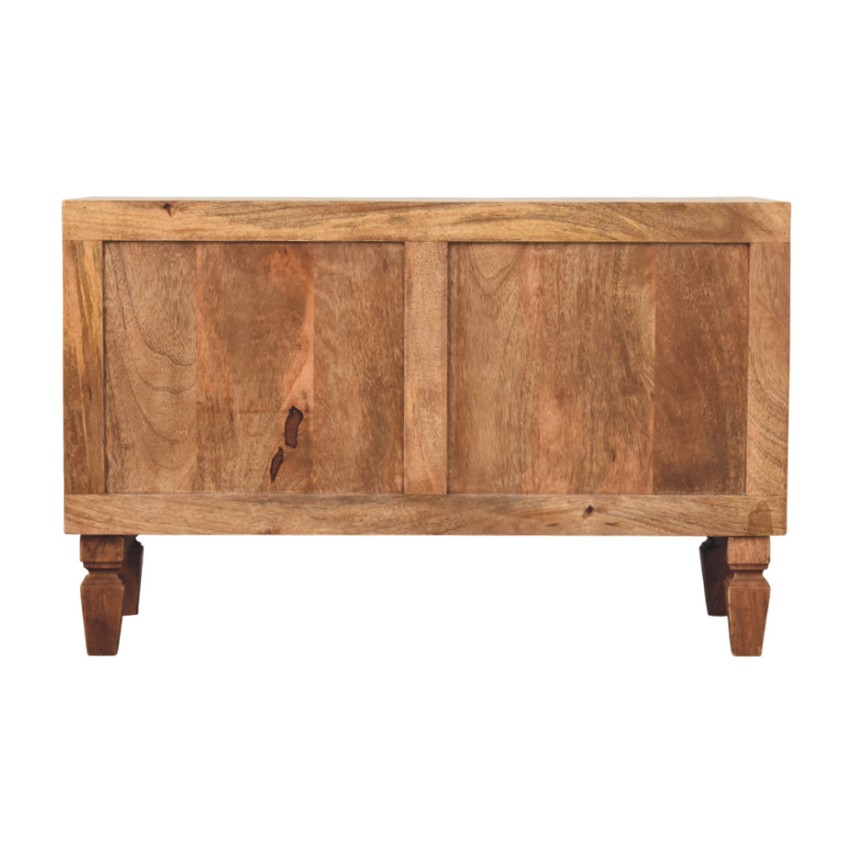 Cadiz Carved Entryway Shoe Cabinet - Image 8