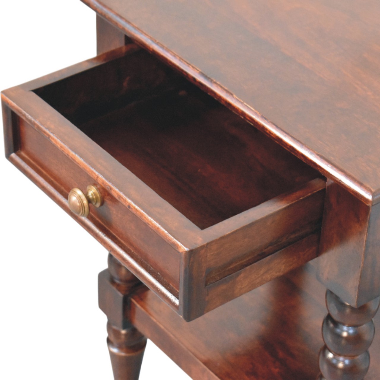 Spindle Winewood Bedside - Image 5