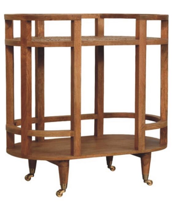 Saffron Rattan Butler Table