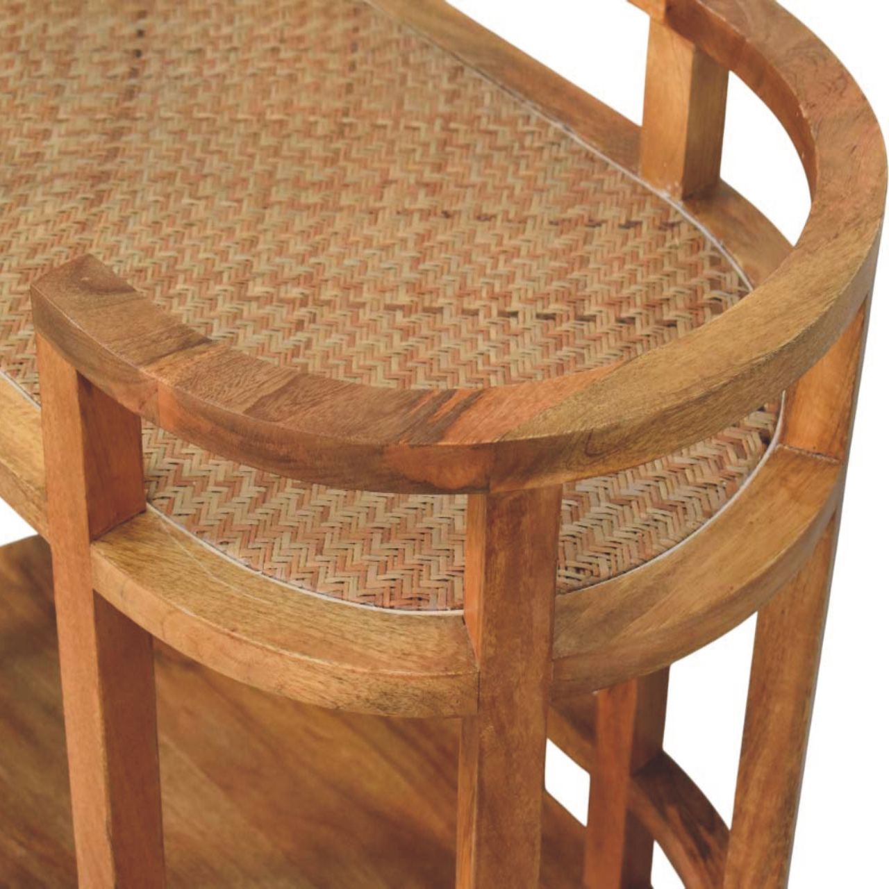 Saffron Rattan Butler Table - Image 5