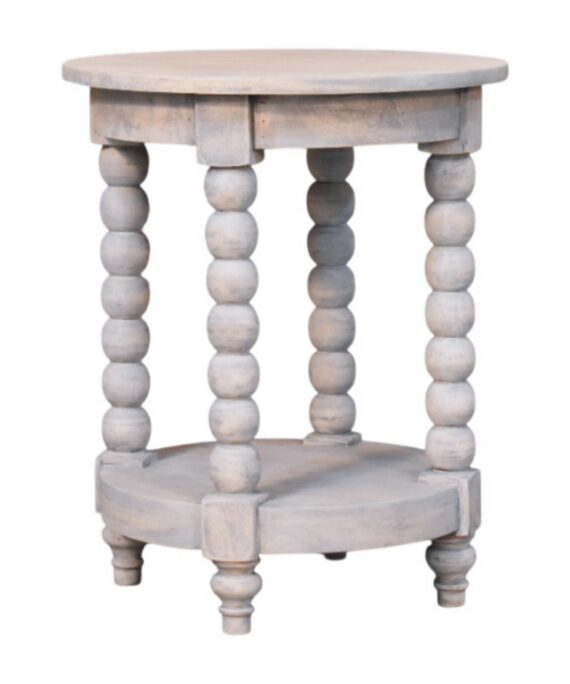 Spindle Washed Round Table