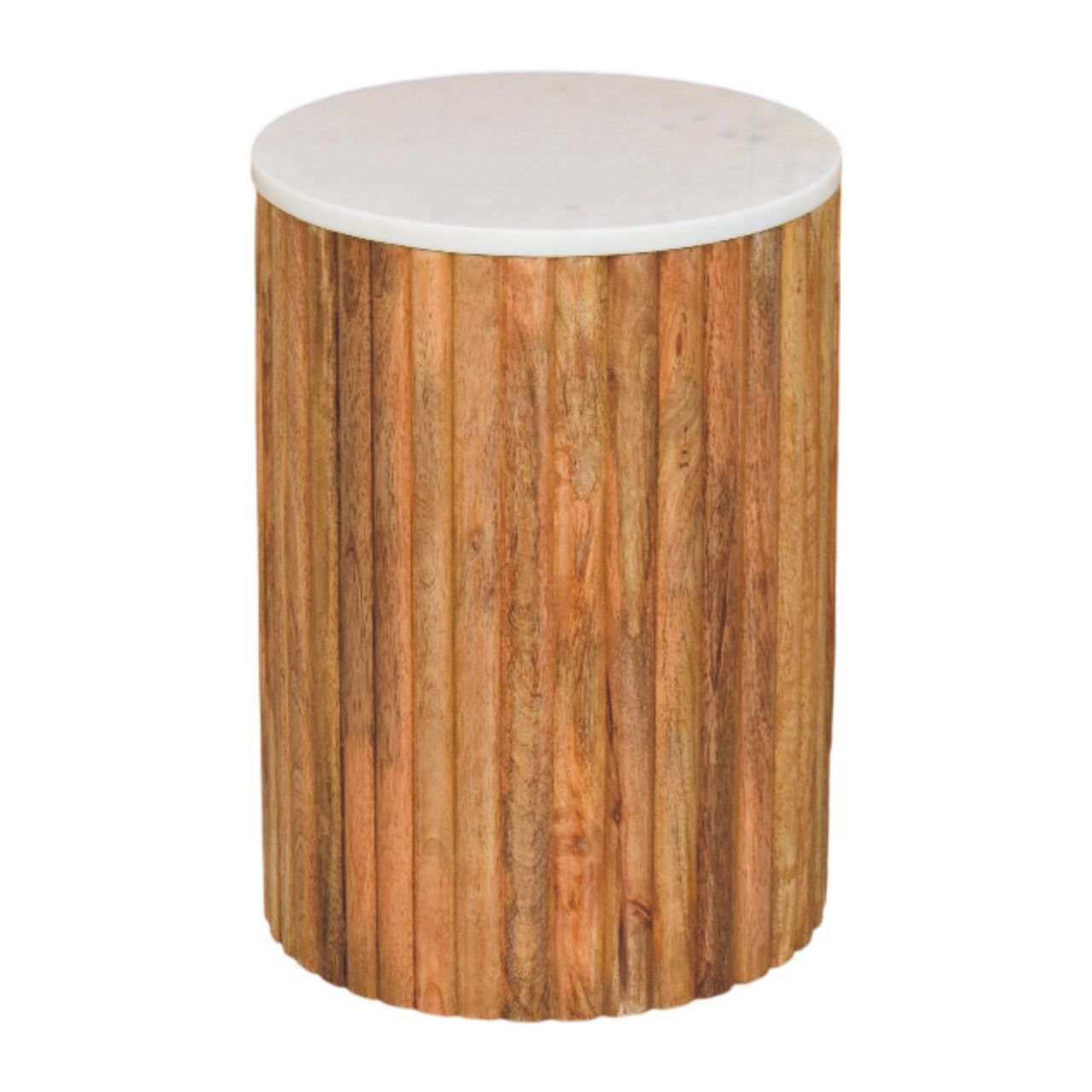 Fluted Marble Side Table – Bild 7