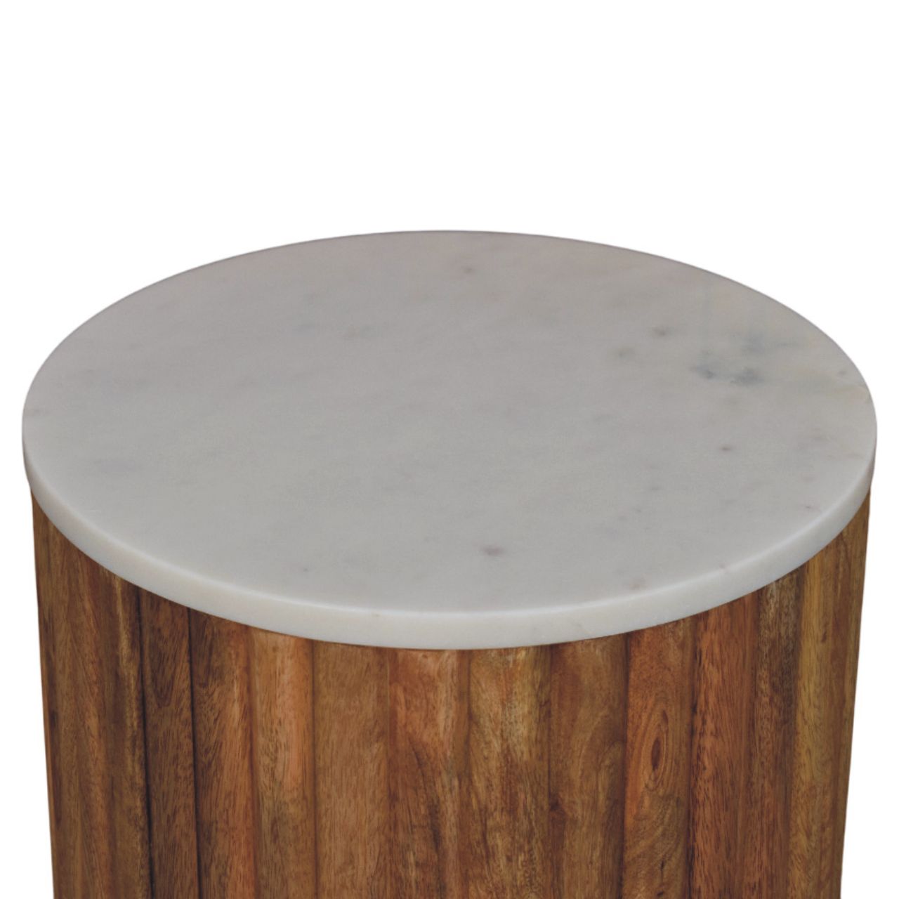 Fluted Marble Side Table – Bild 3