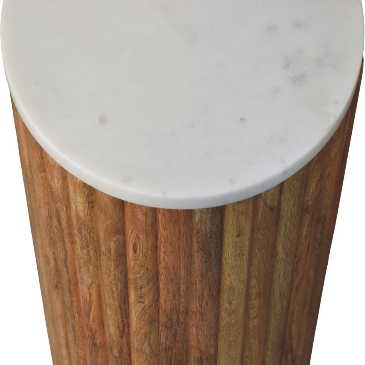 Fluted Marble Side Table – Bild 4