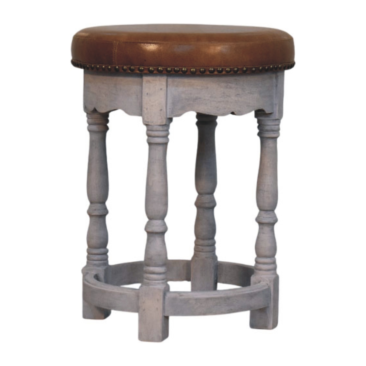 Rustic Charm Stool - Image 2