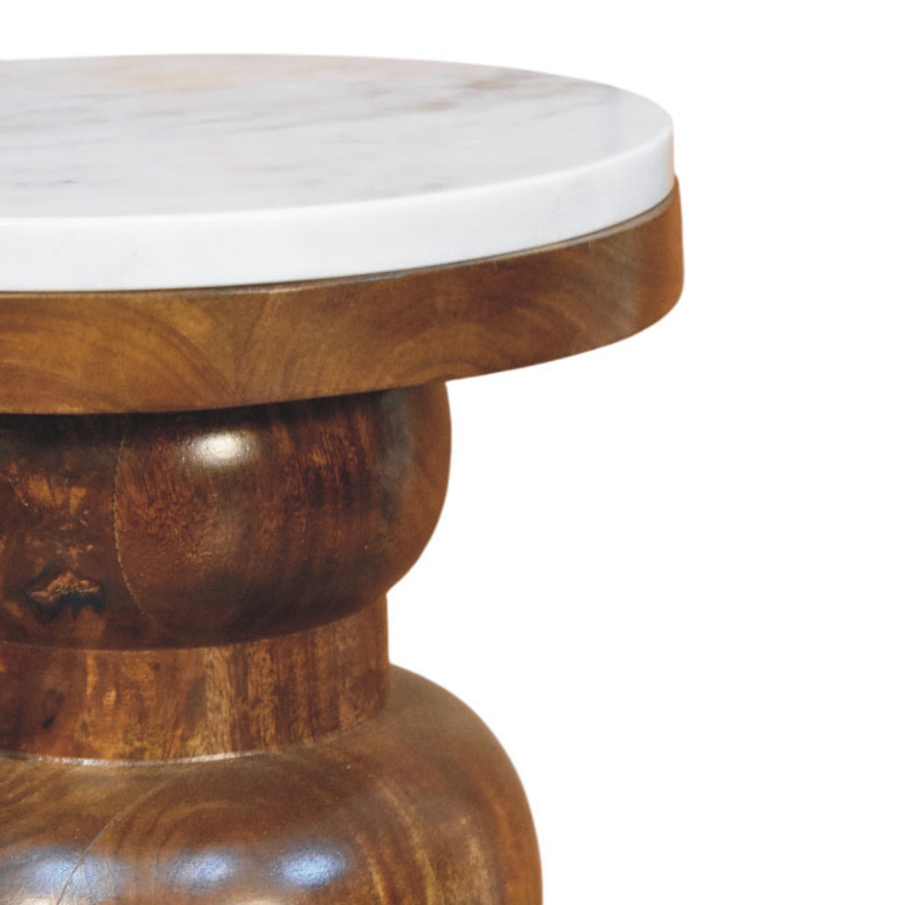 Marble Top Bulla Side Table - Image 2