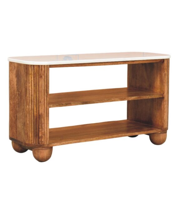Beaumont Marble Shoe Bench