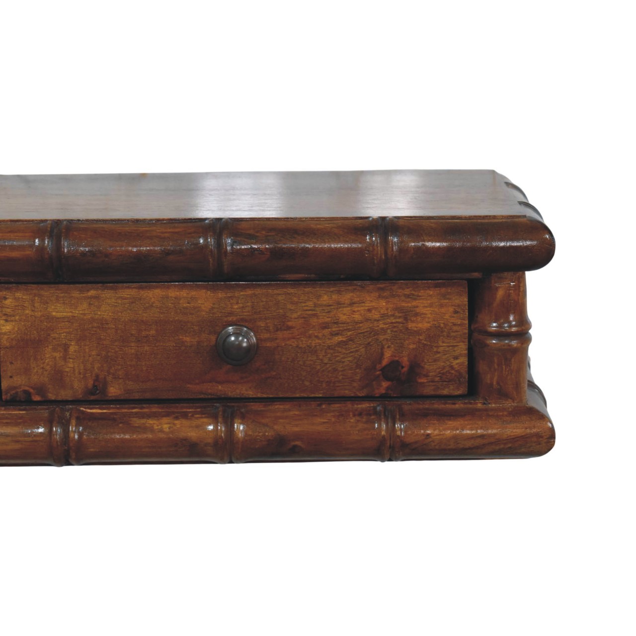 Bamboo Two Drawer Console Table – Bild 3