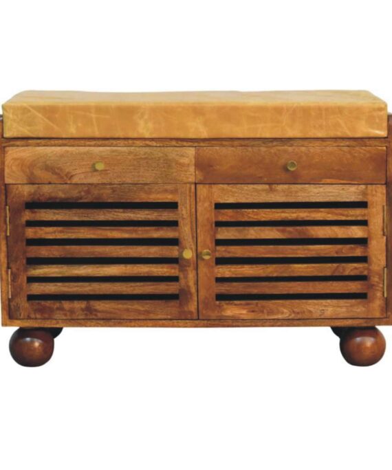 Bola Shoe Storage Bench