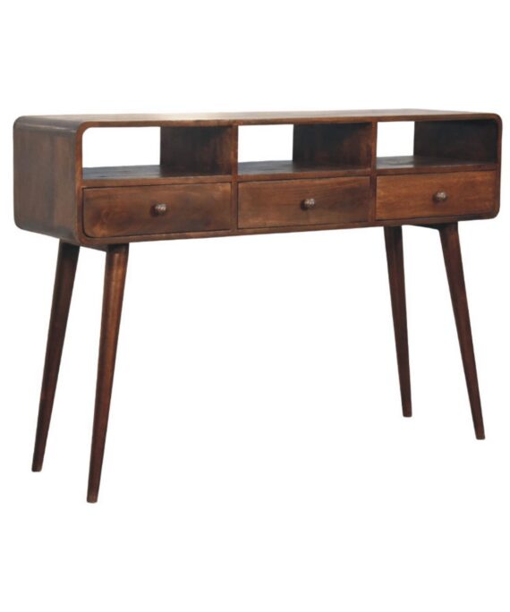 Three Drawer Console Table