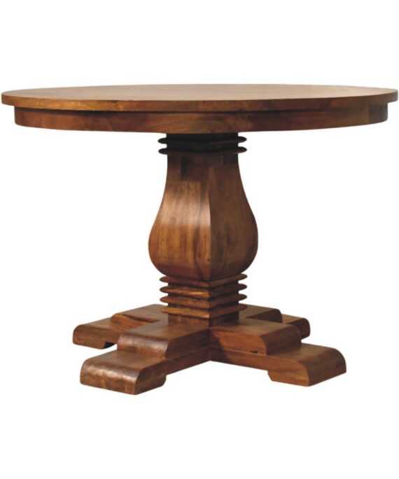 Round Pedestal Dining Table