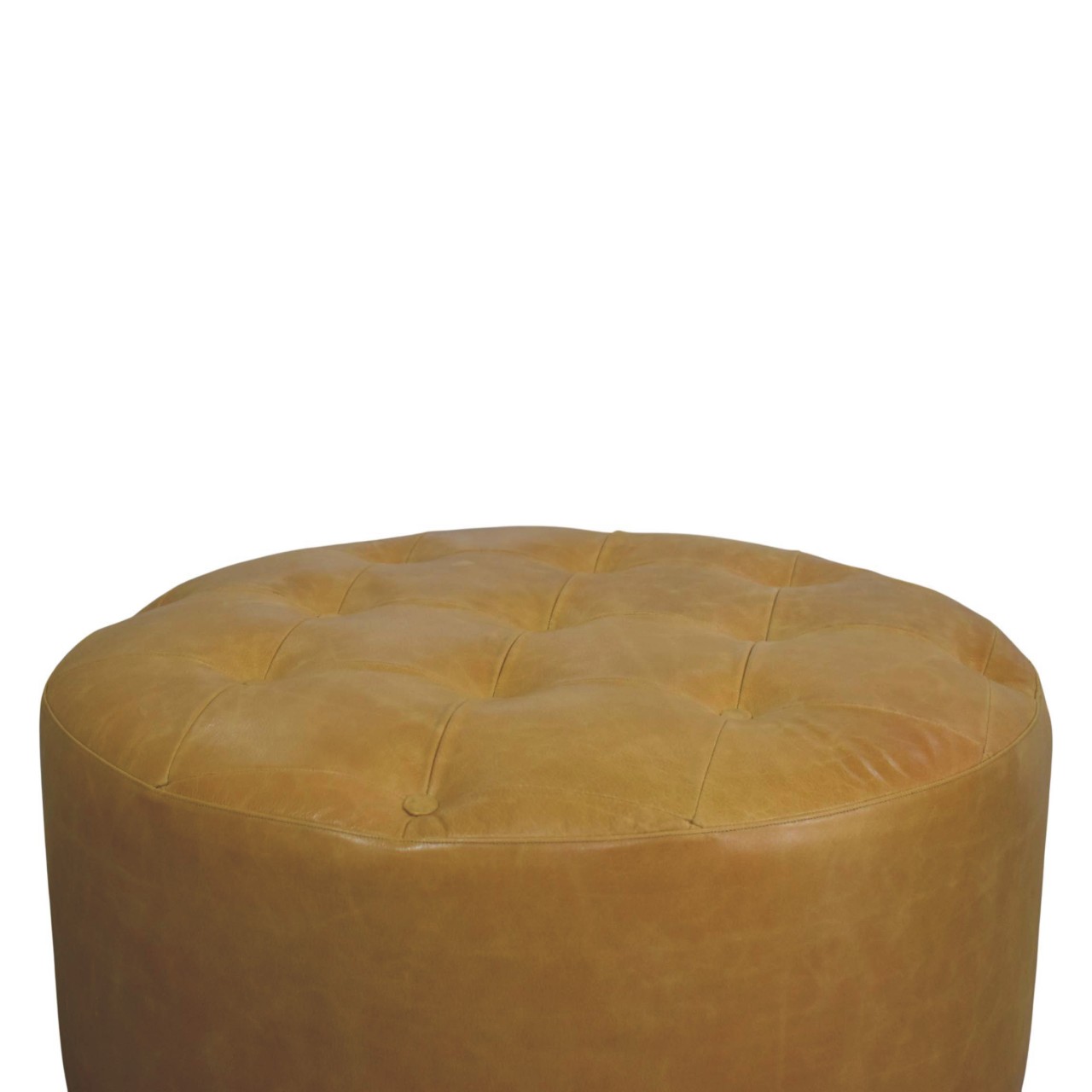 Amber Oak Leather Coffee Table – Bild 5