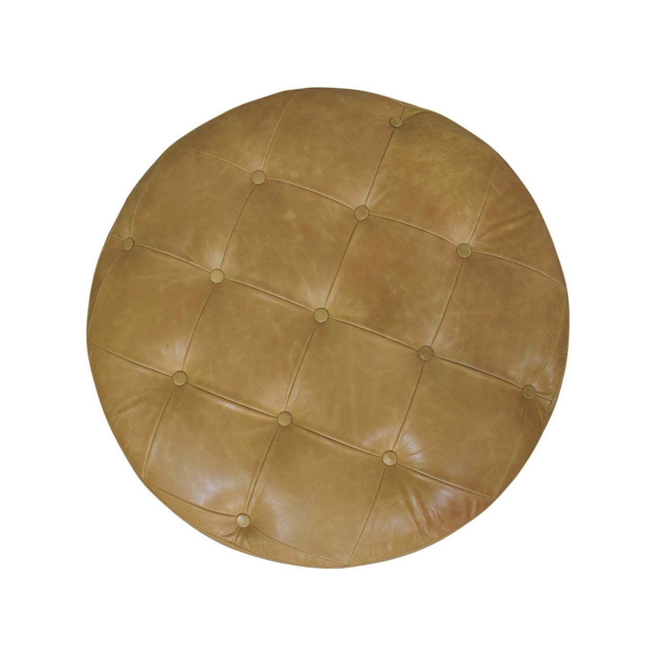 Amber Oak Leather Coffee Table – Bild 8