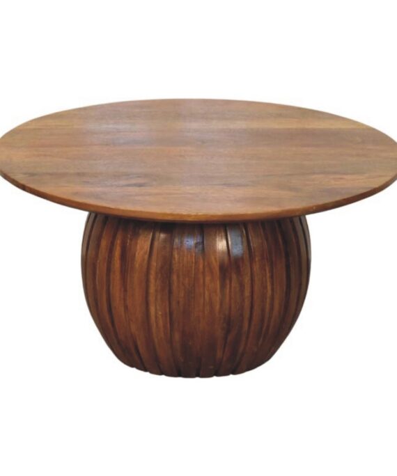 Round Fluted Coffee Table