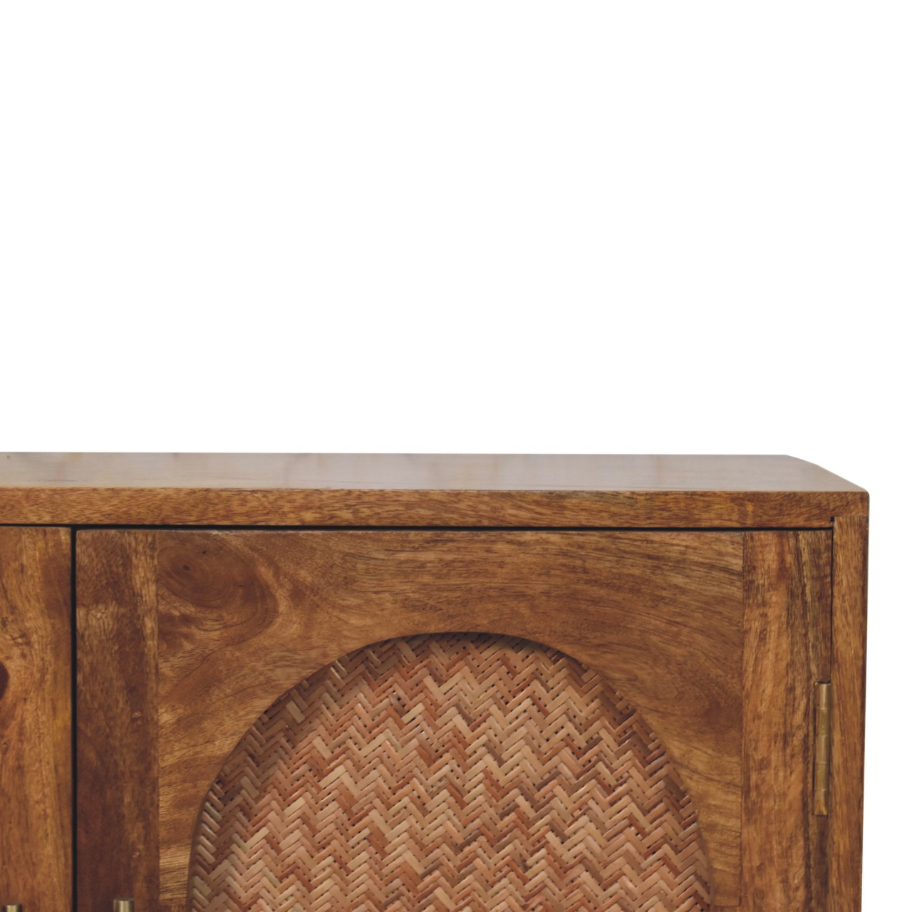 Arched Rattan Two-Door Sideboard - Image 3