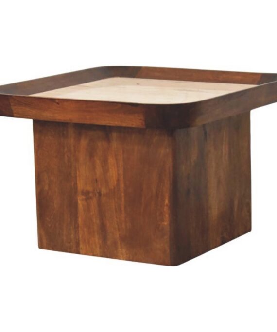 Travertine Top Tray Coffee Table
