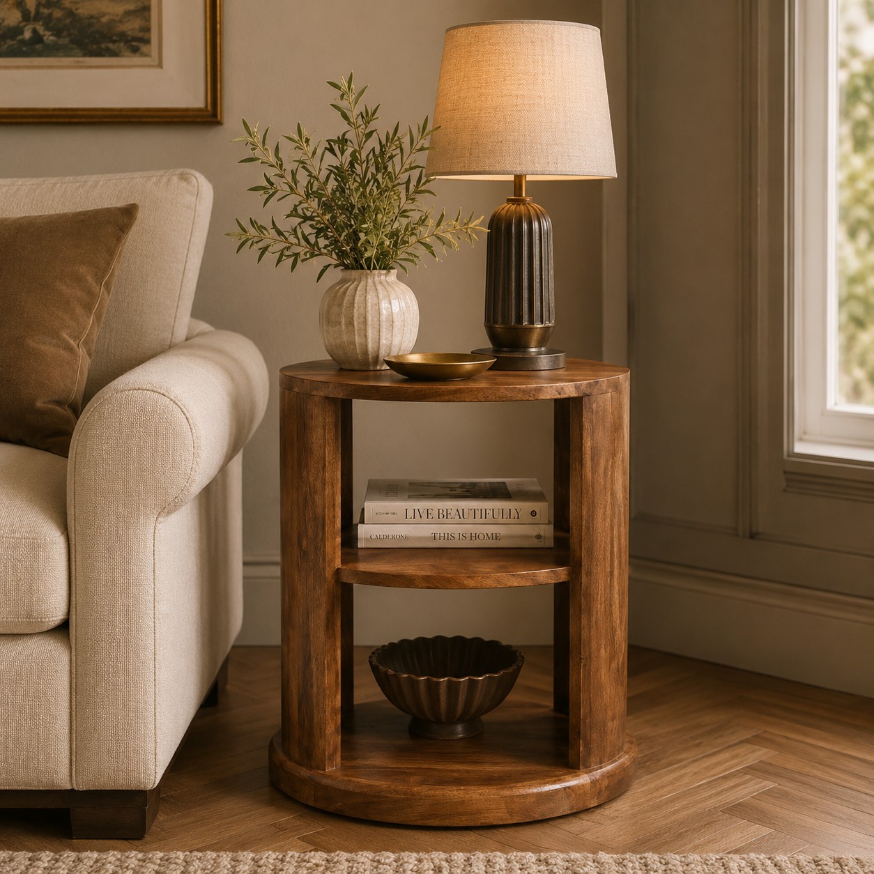 Ventura Open Round Side Table – Bild 8