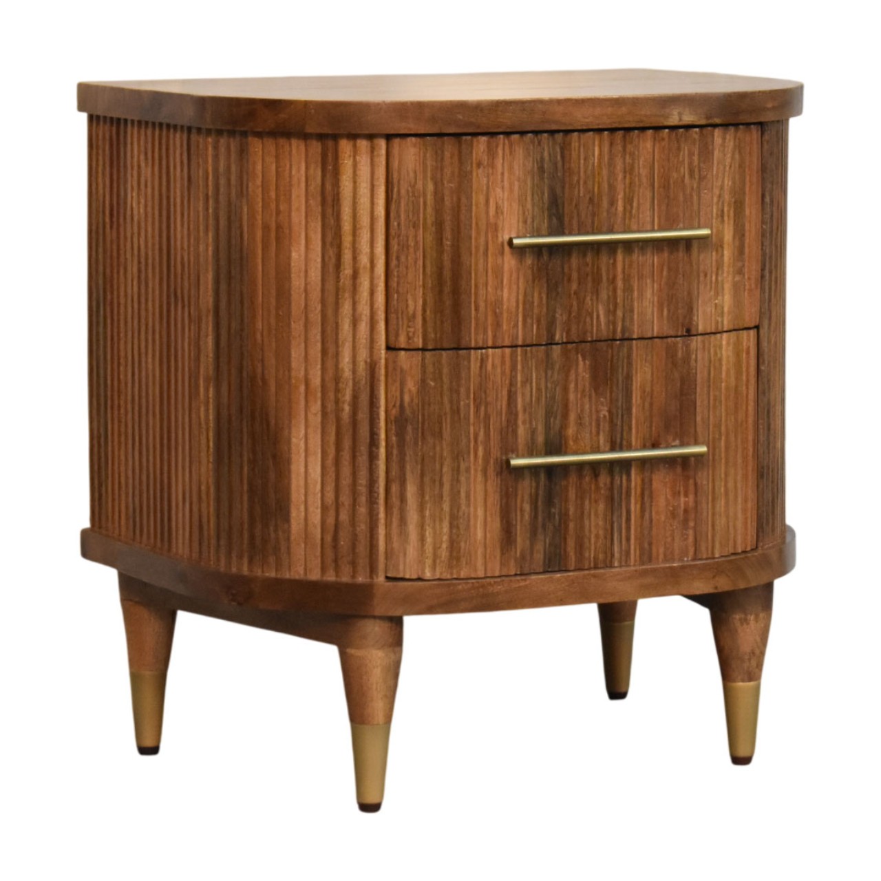 Curved 2 Drawer Bedside - Image 2