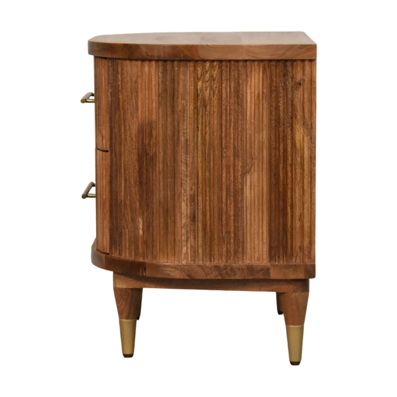 Curved 2 Drawer Bedside - Image 7