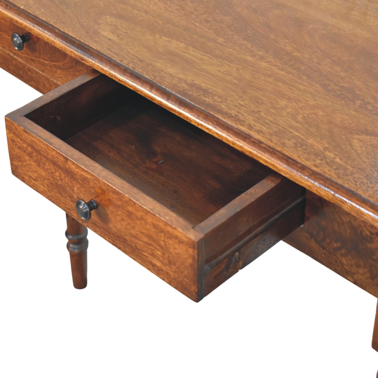 Heritage Turned-Leg Console Table - Image 5