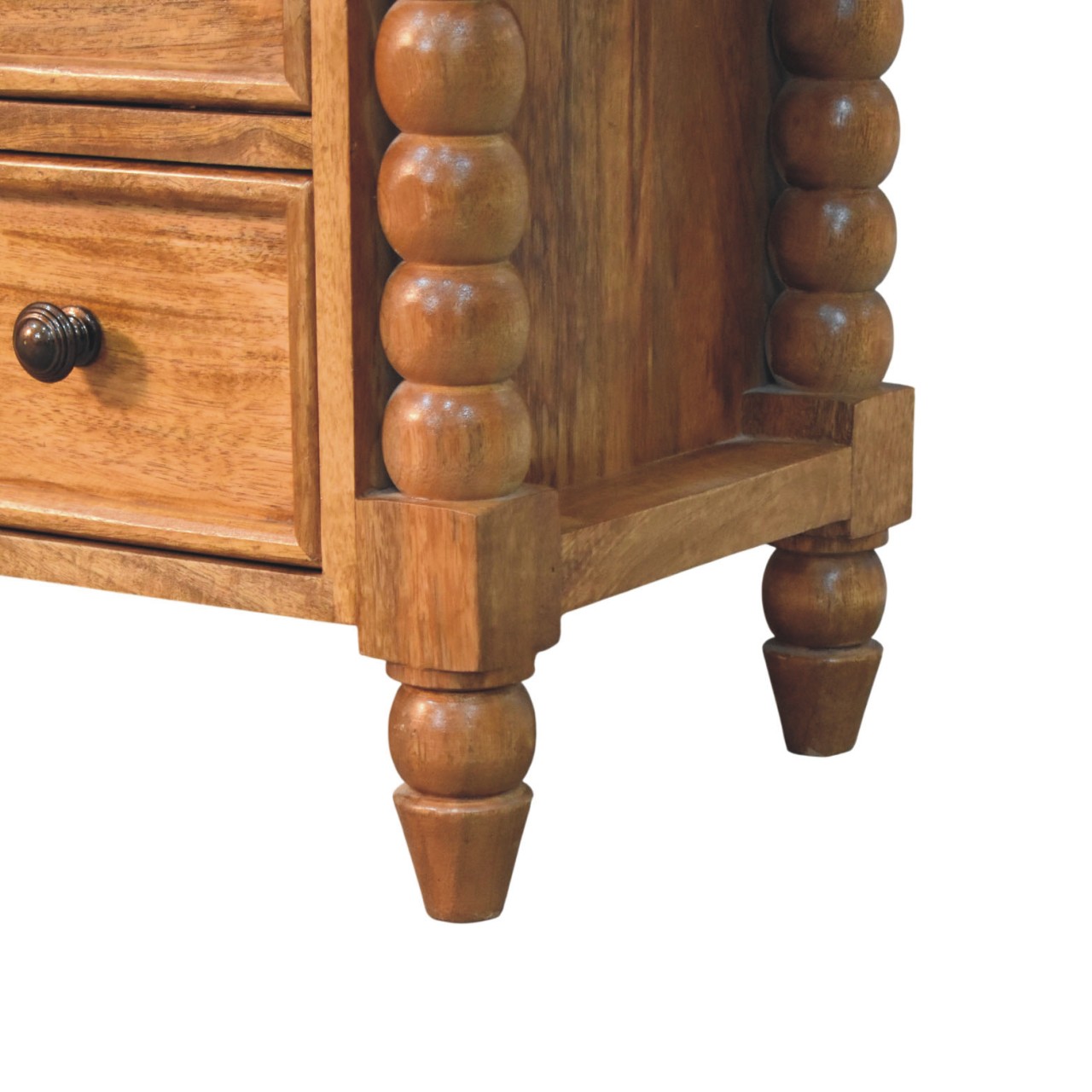 Amber Oak Spindle Media Unit - Image 6