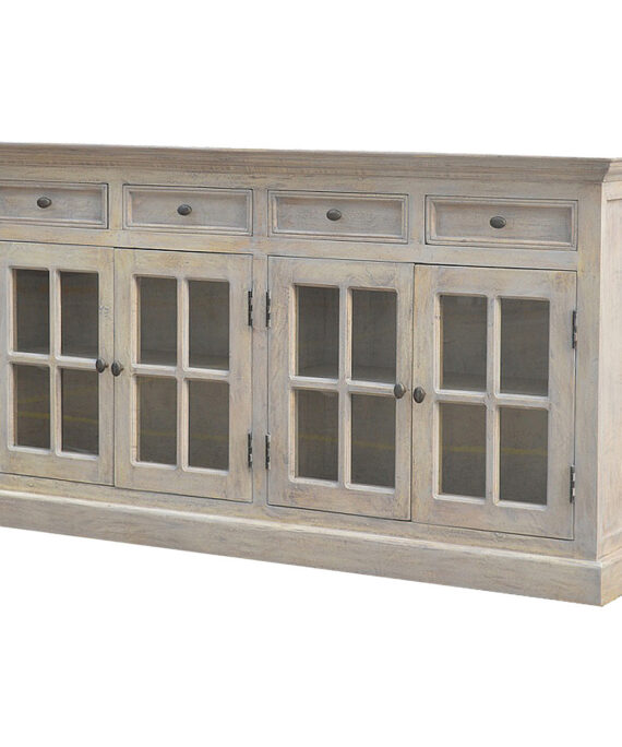 Stone Acid Wash Glazed Sideboard