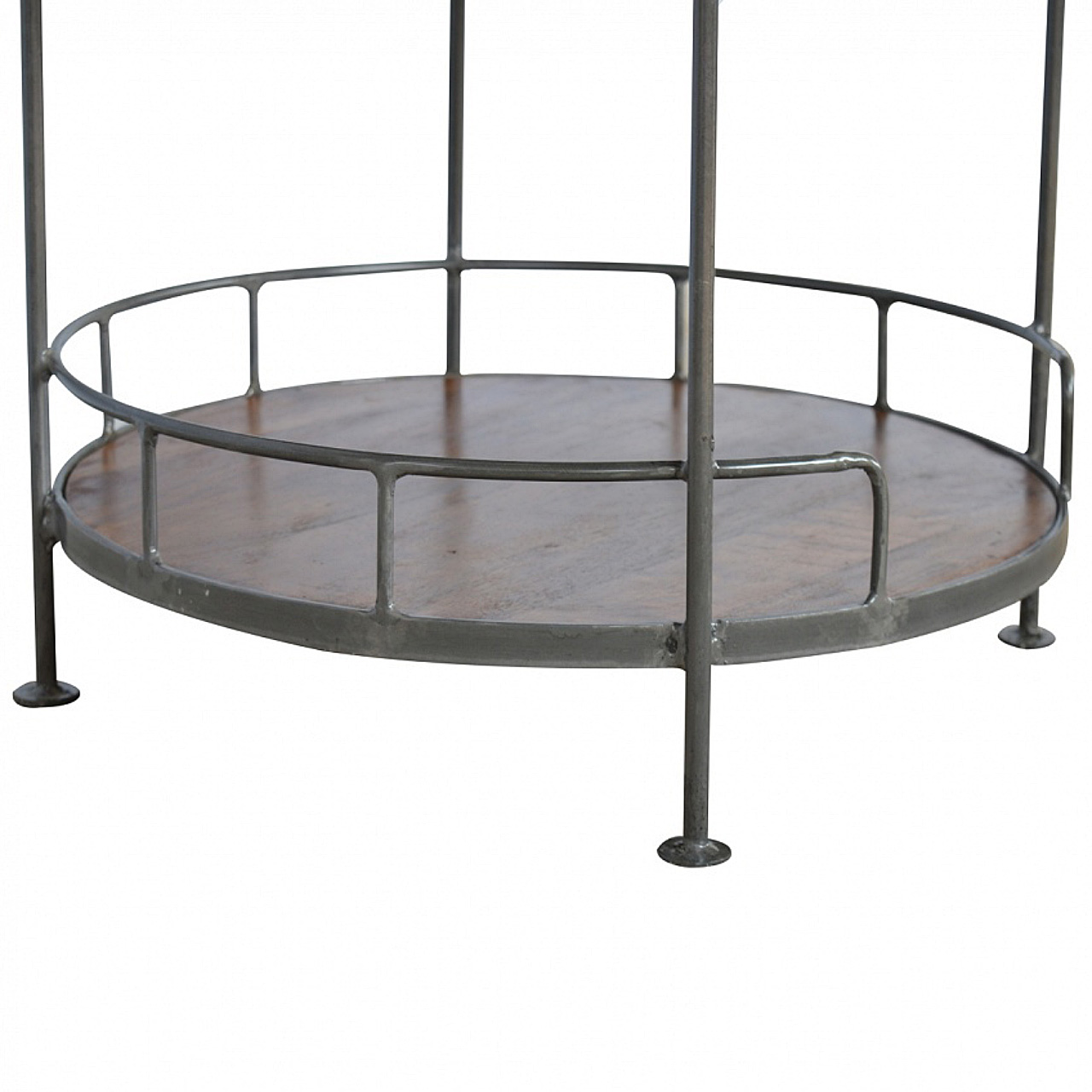 Industrial Round Butler Tray Table - Image 10