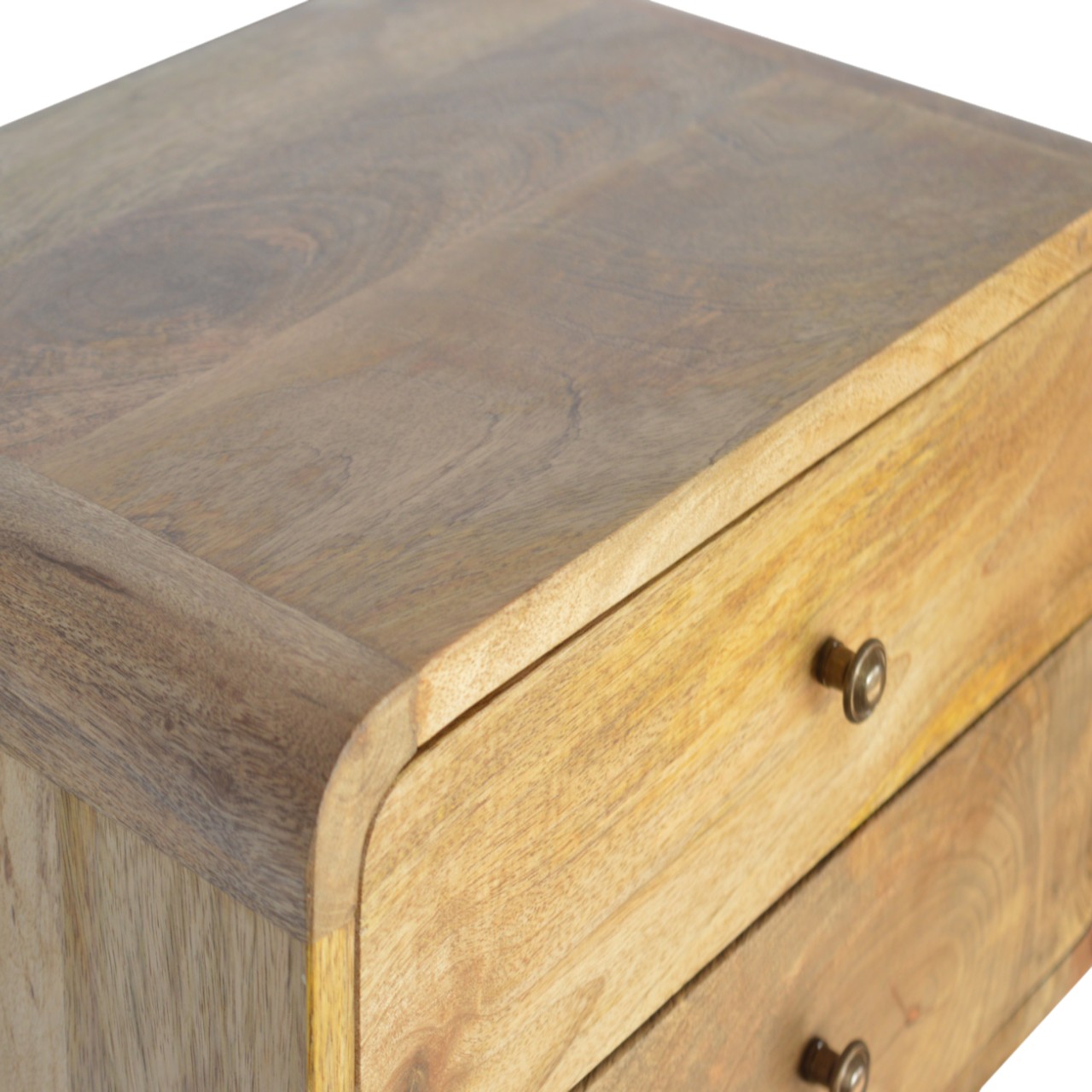 Oak-ish 2 Drawer Floating nightstand - Image 5