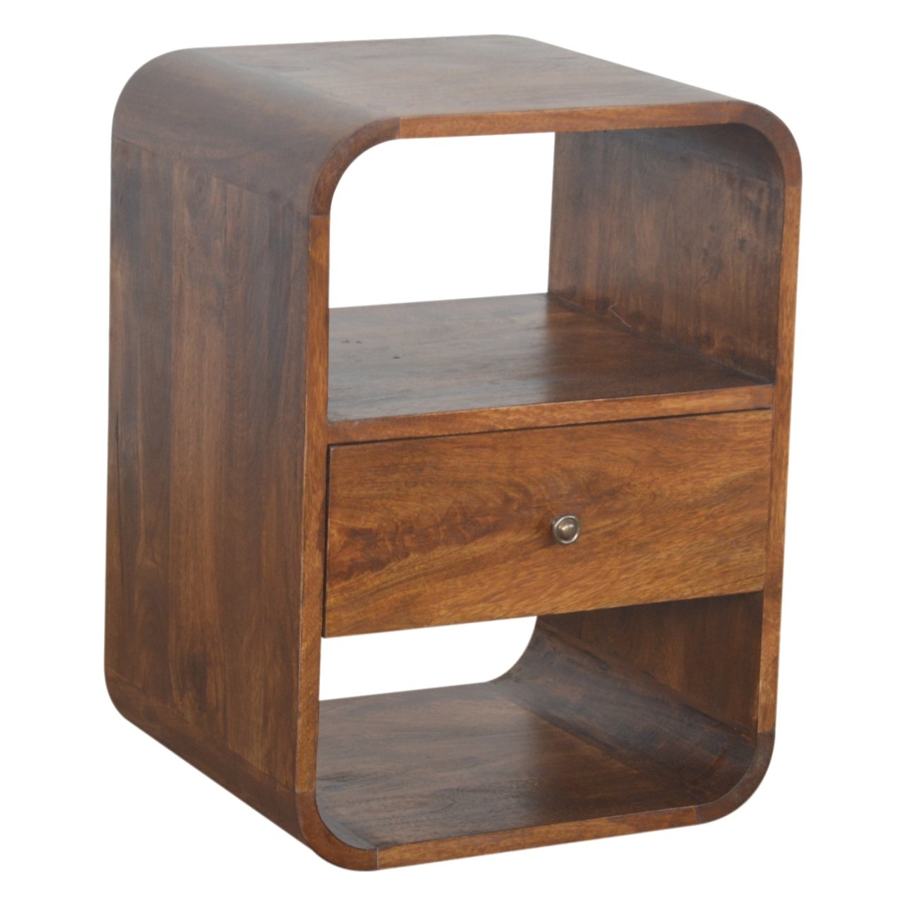 Chestnut Curved Edge nightstand - Image 3