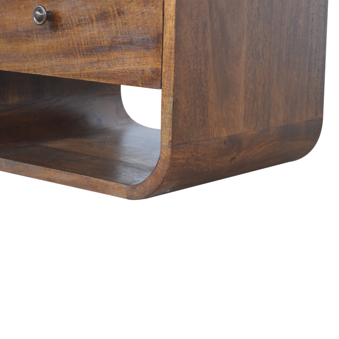 Chestnut Curve 2 Drawer nightstand - Image 5